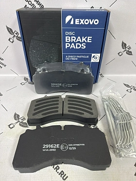 29162E EXOVO Колодки тормозные дисковые 210x110x31; Wabco PAN 22-1 с установочным к-ктом